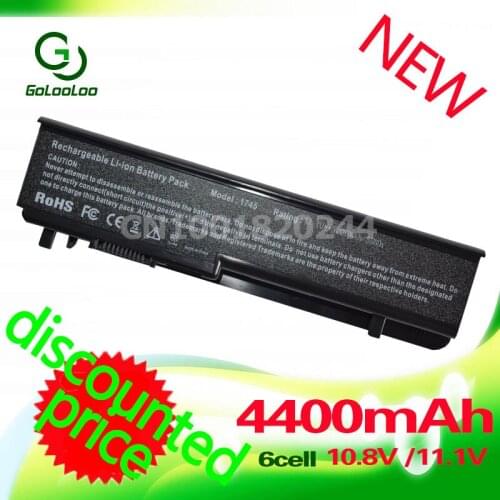 Golooloo 4400MaH Laptop Battery 312-0186 U164P N855P for dell Studio 17 1745 1747 1749