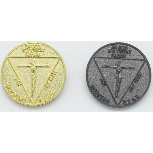 Custom Pentecostal Christian Church Jesus Commemorative Coin with Gift Box Welcome to Send Us Your Logo Design