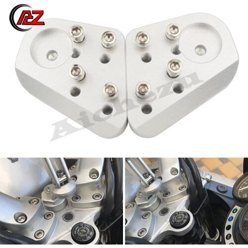 ACZ Motorcycle Handle Fat Bar Risers For BMW R1200RT R1150RT R1100RT R1100R R1150R R 1100 1150 1200 RT R Handlebar Riser Silver