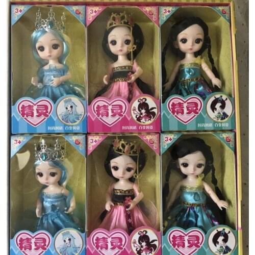 Min'er Princess Doll Girl Doll Little Fresh Doll Lori Doll 13 Joints Movable Doll Toys Children Fashion Dolls For Gift