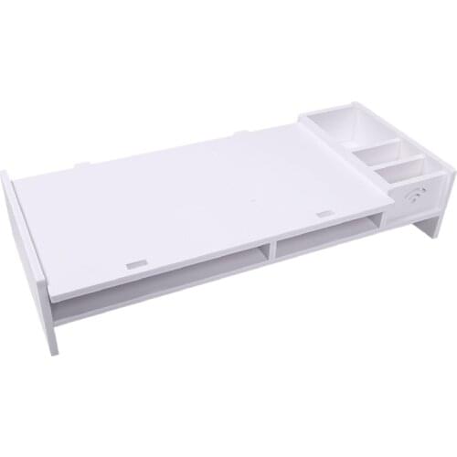 Multifunction Desktop Monitor Stand Computer Screen Riser Desk Organizer Laptop Stand Desk Holder for Notebook Tv