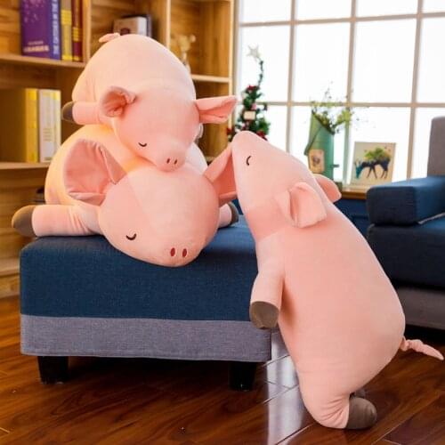 40/120cm Fashion Baby Animal Plush Pig Doll Stuffed PigPlush Soft Pillow Kid Toy Children Room Bed Household Decoration Toy Gift