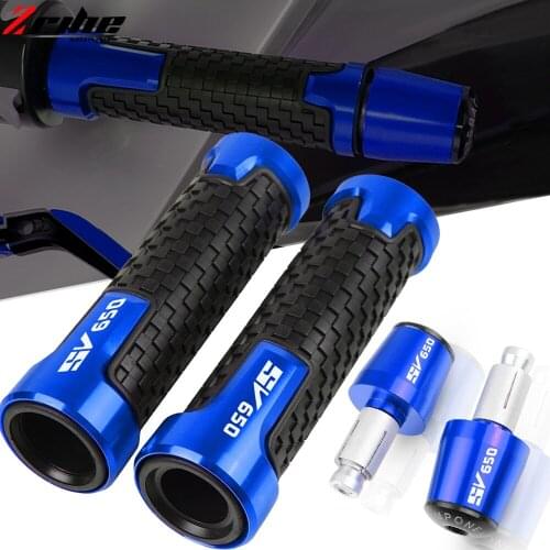Motorcycle CNC Accessories 7/8" 22mm Handle Bar End Grips Handlebar Ends Cover Plug For Suzuki SV650 SV650A SV650F SV650X SV650S