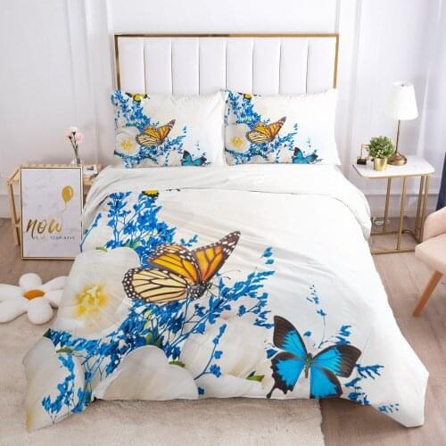 3D Flower Design Bedding Set Duvet Cover Set Quilt Covers Sets Comforter Case Full Twin Single Double Size Bedclothes