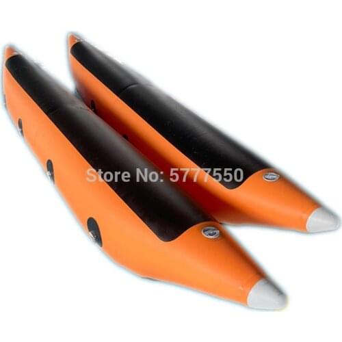 Funnseed OEM Size Rocket Style DIY Inflatable Pontoon Boat Platform PVC Inflatable Banana Pontoons Tubes Buoy Tube Diameter