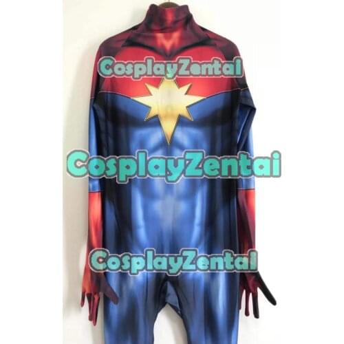 Newest Captain Cosplay Costume 3D Printied Spandex Captain Superhero Costume Halloween Bodysuit for Adult/Kids