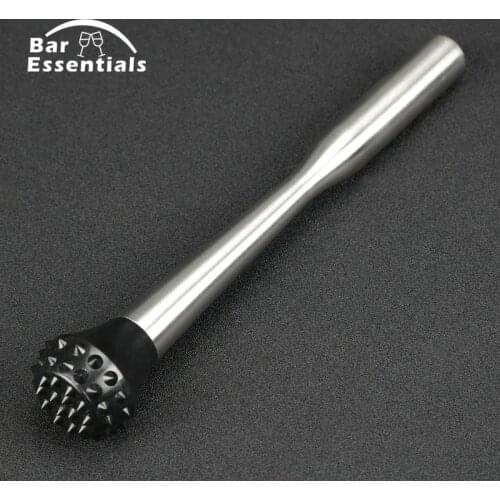 New Cocktail Muddler Stainless Steel Bar Mixer Barware Mojito Cocktail DIY Drink Fruit Muddler Crushed Ice Barware Bar Tool