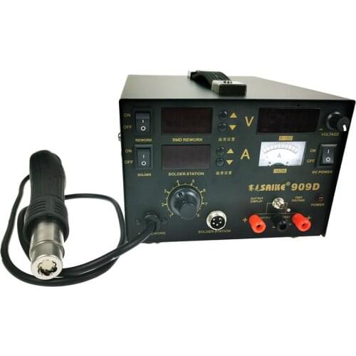 SAIKE 909D Soldering station power supply soldering machine SAIKE 909D Hot air gun rework station