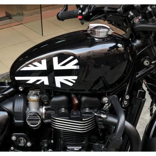 Suitable for triumph retro locomotive Bonneville bobber black TFC racing car gasoline tank sticker body decoration Decal logo
