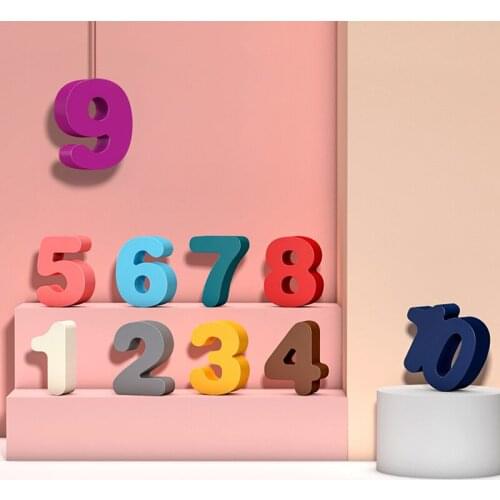 Early Education, Intellectual Development, Wooden Boys, Girls, Babies, Young Childrens Toys, Digital Puzzle Blocks