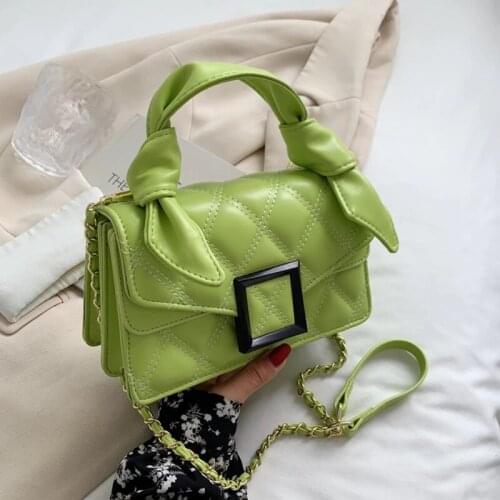 Lattice Pu Leather Crossbody Bags for Women 2021 Fashion Small Purple Shoulder Bag Female Handbags and Purses with Handle New