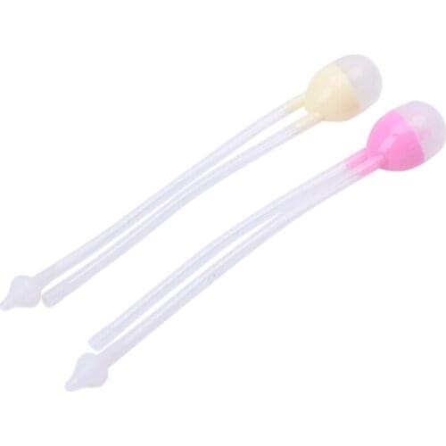 Drop Ship Newborn Baby Safety Nose Cleaner Vacuum Suction Nasal Aspirator Flu Protections W15