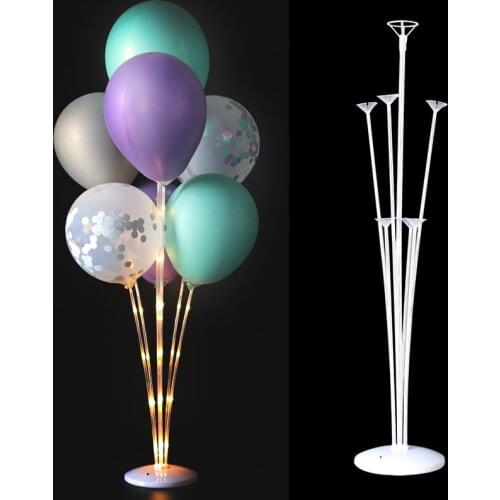 Happy Birthday party decorations kids balloons stand photo booth props home wedding decor balloon support arch stick supplies