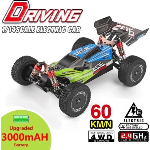 Wltoys 144001 1/14 2.4G Remote Control RC Car 4WD High Speed Racing Vehicle Models 60km/h RC Formula Car Children Gift Toys