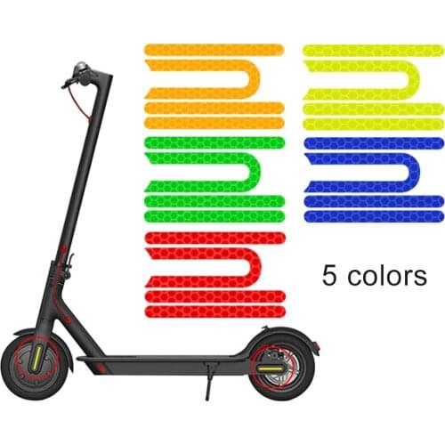 Electric Scooter Skateboard Parts Front Rear Wheel Tyre Cover Protective Shell Reflective Sticker For Xiaomi M365