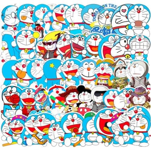 10/30/52Pcs/Set Anime Doraemon Pack for Children Gift Cartoon Anime Stickers To Stationery Laptop Suitcase Guitar Fridge Decals