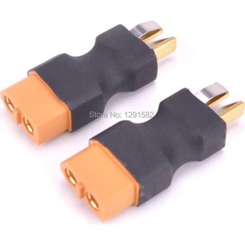 2pcs RC XT60 Female To Deans Plug Male T Connector Adapter Car Plane Lipo Battery