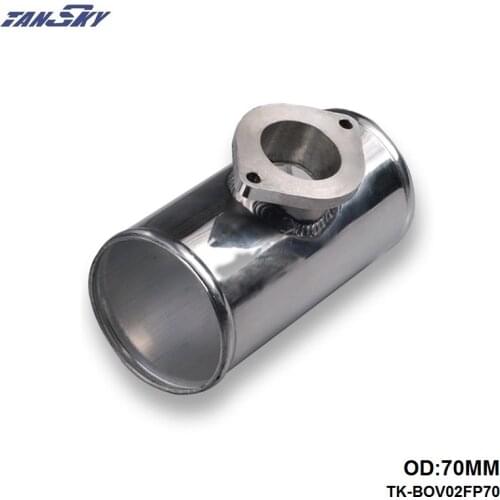 70MM 2.75" ALUMINUM TURBO PIPE / PIPING FLANGE ADAPTOR FOR RS / S TYPE For FORD F100/F150/F250 BRONCO 68-79 BOV TK-BOV02FP70