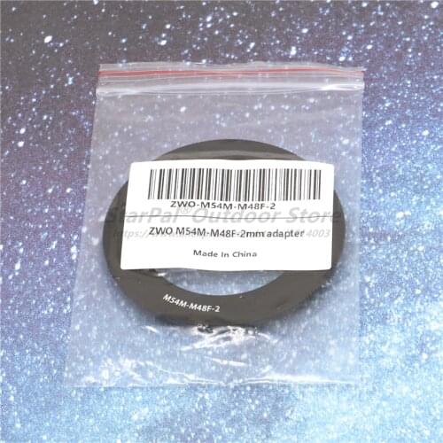 ZWO M54M-M48F-2 adapter is suitable for ZWO