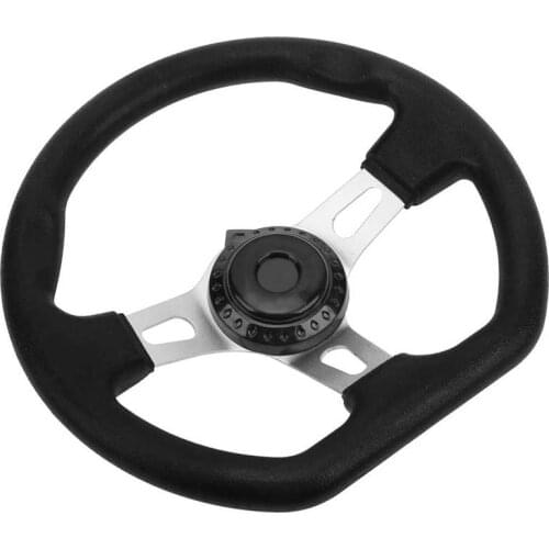 Atv accessories go kart parts Off‑Road Kart Steering Wheel 270mm 3 Spokes Modification Universal for 150cc‑250cc Engines