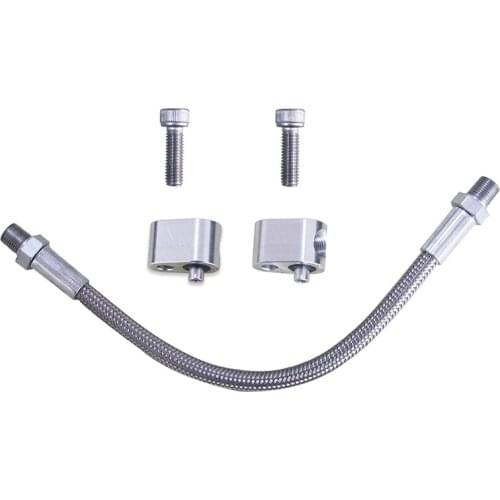 Throttle Body Bypass Hose Kit, Cylinder Head Coolant Steam Crossover Tube for GM LS Series Engines LS1 LSX LM7 LR4 LQ4 LS6 L59