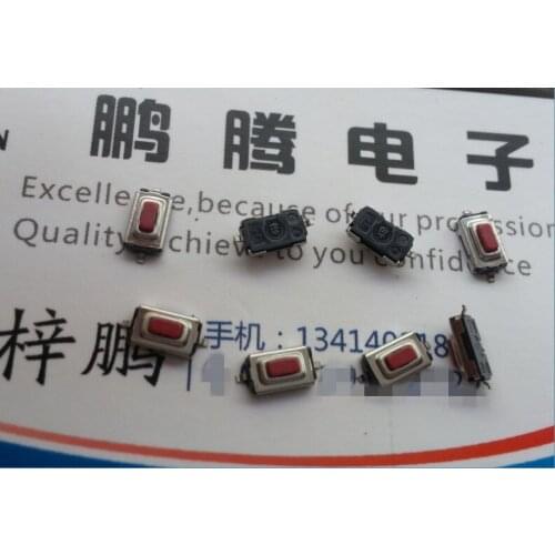 10PCS/lot Imported Japanese ALPS SKQDABE010 3*6*2.5MM touch switch 2 feet key button switch