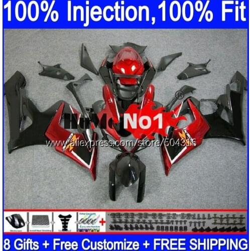 Injection For SUZUKI 1000CC GSXR-1000 GSXR 1000 Metal red 21MC.11 GSX-R1000 GSX R1000 05 K5 GSXR1000 2005 2006 05 06 Fairings