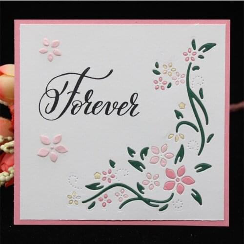 KSCRAFT Flower Corner Metal Cutting Dies Stencils for DIY Scrapbooking/photo album Decorative Embossing DIY Paper Cards