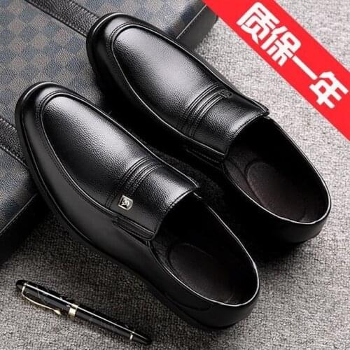 Leather Shoes Mens Fashion Dress Soled Leather Autumn Casual Zapatillas Hombre Chaussure Homme