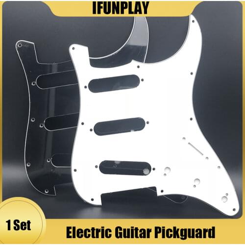 1pcs SSS Electric Guitar Pickguard for FD ST Guitar Protecting 11 Mounting Screw Holes for Electric Guitarra Free Shipping