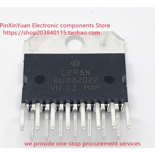 New original 2PCS/LOT L298N L298 stepping motor driver chip/bridge driver-internal switch ZIP-15 In stock