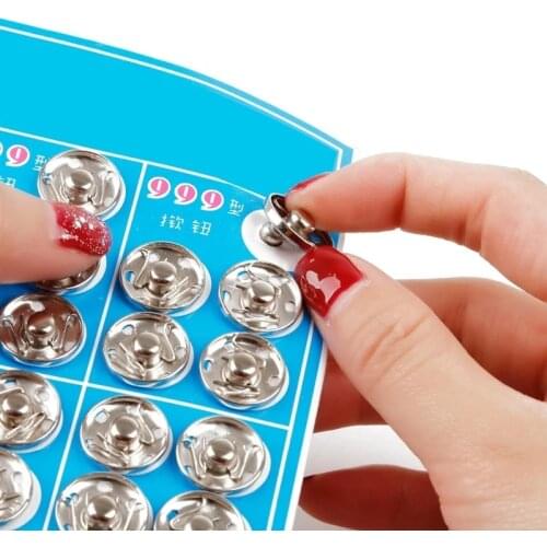 8/10/12/14/16/19/21/25mm Snap Buttons Metal fasteners button baby clothes shirt round embedded buckle garment Sewing Accessorie