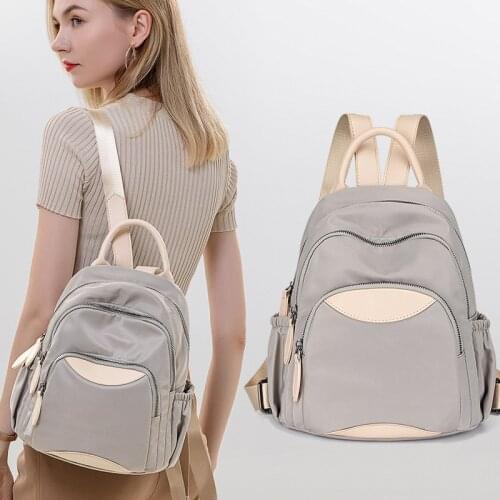 2021 summer Oxford cloth backpack female students easy to build large capacity leisure Womens School bag Kawaii Travel Small