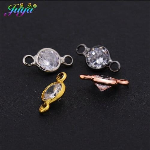 Juya Wholesale Decoration Jewelry Findings Supplies 6mm Connector Charms Accessories For Handmade Fashion Jewelry Making