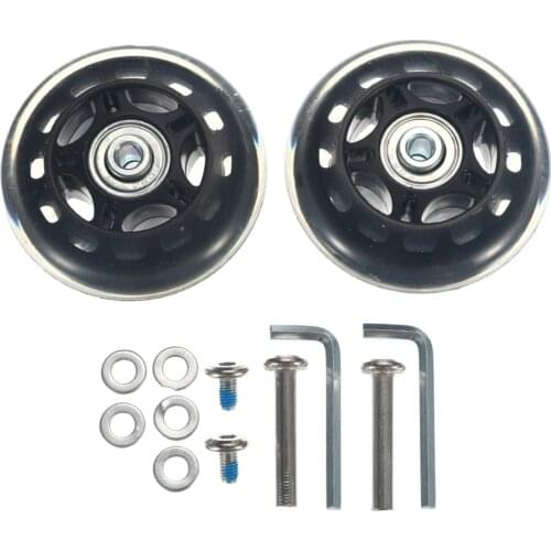 1 Pair OD 70mm 2.76 Inch ID 6 W 28 Axles 24 Repair Luggage Suitcase Replacement Wheels Axles Repair Wrench Deluxe Outdoor Tools