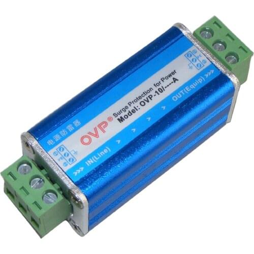 12 volt 24 volt DC power-supply lightning arrester Monitoring power-supply arrester Camera power-supply surge protector