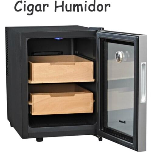 33L Electronic Cigar Humidor Constant Moisturizing Cigar Cabinet Humidification Wardrobe Box SC-12AH