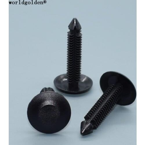 Worldgolden 100pcs auto fastener Rear Hood Seal Retainer for GM 1983-On 14074081