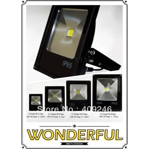 Black 4PCS/LOT NEW Epistar Chip 10W 20W 30W 50Watt Thin Led Flood Washer Lighting Lamp IP65 CE&RoSH AC85-265V Outdoor Project