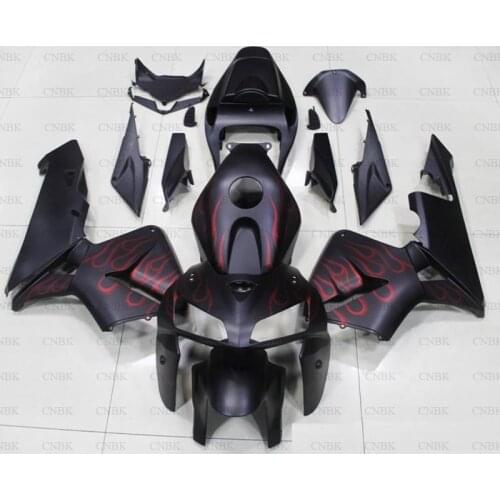 For Honda CBR600RR 2005 - 2006 Fairing CBR 600 RR 2005 matte Black Red Frame Fairing Kits CBR 600 RR 05 Plastic Fairings