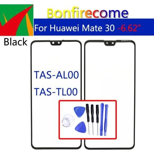 For Huawei Mate 30 TAS-AL00 TAS-TL00 Touch Screen Panel LCD Front Glass Outer Screen Lens Replacement