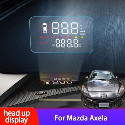 Electronic HUD Head-Up Display for Mazda Axela CX4/CX-4 Car OBD HD Projector Retrofit Accessories Gead-Up Speedometer Projector
