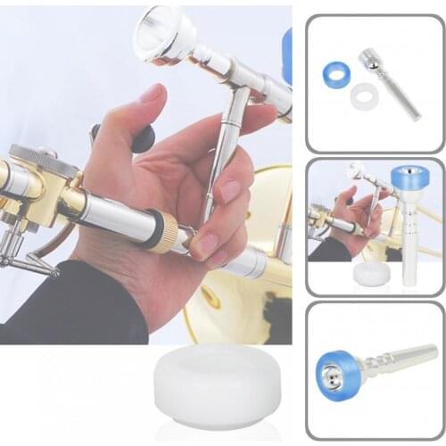 Glossy Practical Trumpet Trombone Copper Mouthpiece Rust-proof Trombone Mouthpiece Fine Polished for Bars