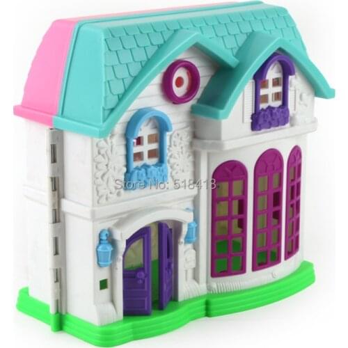 Play House Toys Our Happy Family Theme Villa Suit Girl Child Doll Multicolor Plastic 2-4 Years Girls 2021