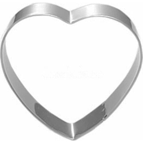 Love Heart Cookie Tools Cutter Mould Biscuit Press Icing Set Stamp Mold Stainless Steel Baking Accessories Kitchen Supplies