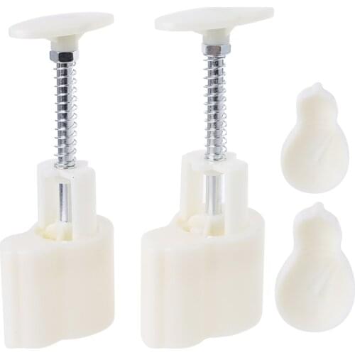 Plastic Mooncake Mold Gourd Stamp Biscuit Cookie Cutter Mould DIY Green Bean Cake Fondant Baking Tool