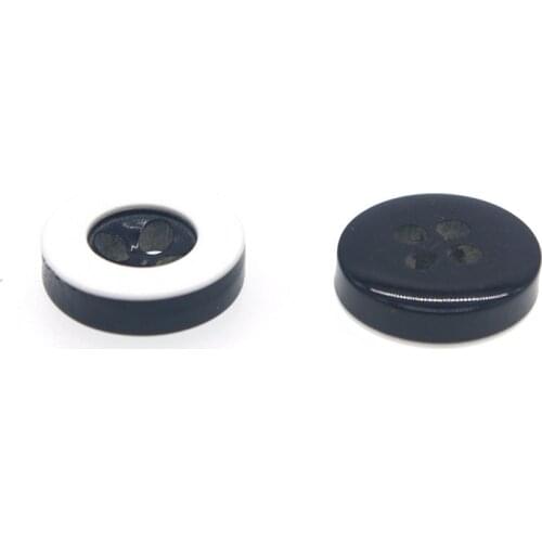 SHINE Brand 50PCs Resin Sewing Button Scrapbooking Round Multilayer 4 Holes Costura Botones bottoni botoes JS9009 11mm