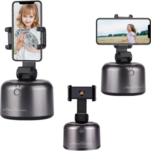 APAI GENIE II Smart Tracking Gimbal Stabilizer Selfie Stick tripod ,360°Rotation Auto Face Object Tracking Camera Holder