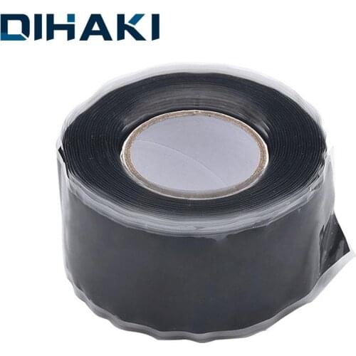 Strong Black Rubber Tape Silicone Bonding Repair Waterproof Tape Self-adhesive Multi-purpose Rescue Self Fusing Wire