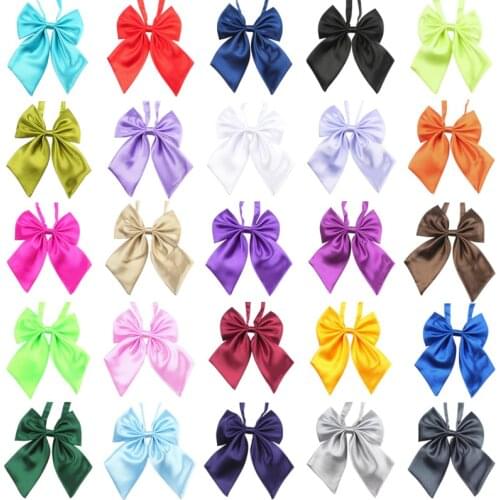 Mix Colors Wholesale Pet Grooming Accessories For Dogs Pet Neck Tie Rabbit Cat Dog Bow Tie Puppy Adjustable Bows Pet Supplies